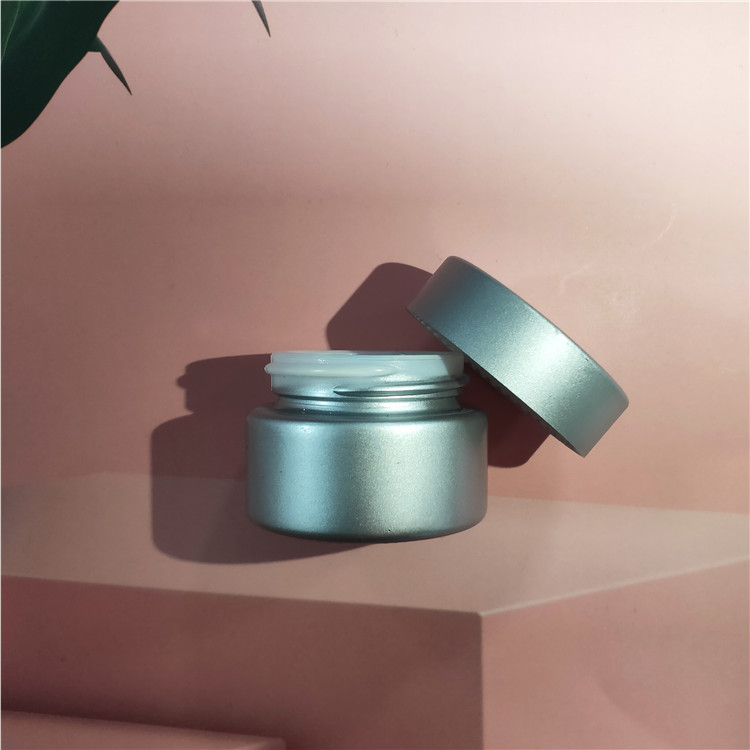 Eco-friendly ceramic white glass cream porcelain jar with lid for cosmetics pink ceramic jar