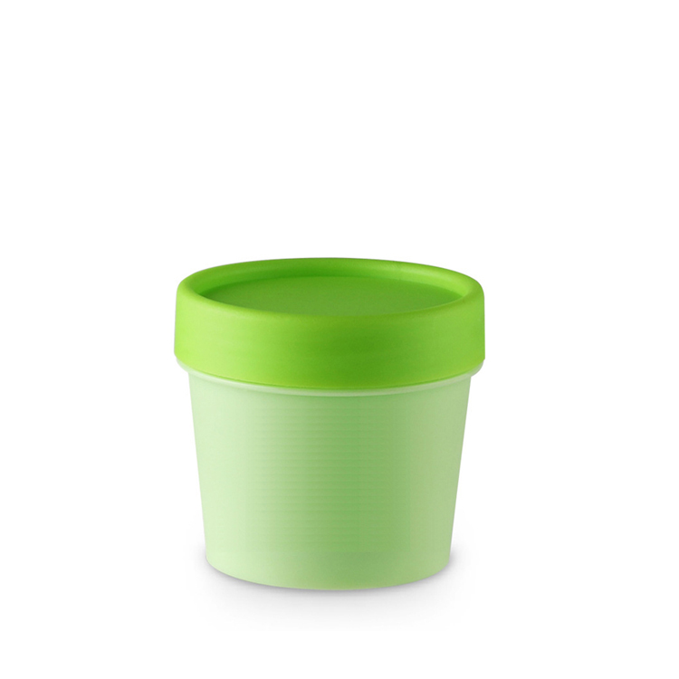 Eco friendly colorful PP plastic cream jar cosmetic containers