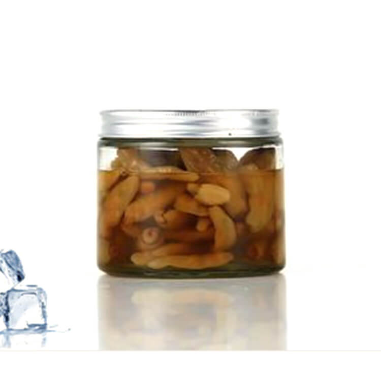 Eco-friendly cookie candy honey food glass storage jar with airtight screw lid storage tank Storage
