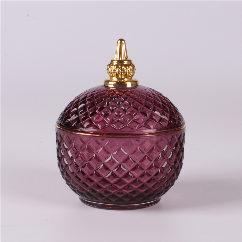 Eco-friendly cookie candy honey food glass storage jar with glass lid storage tank hot style Storage box