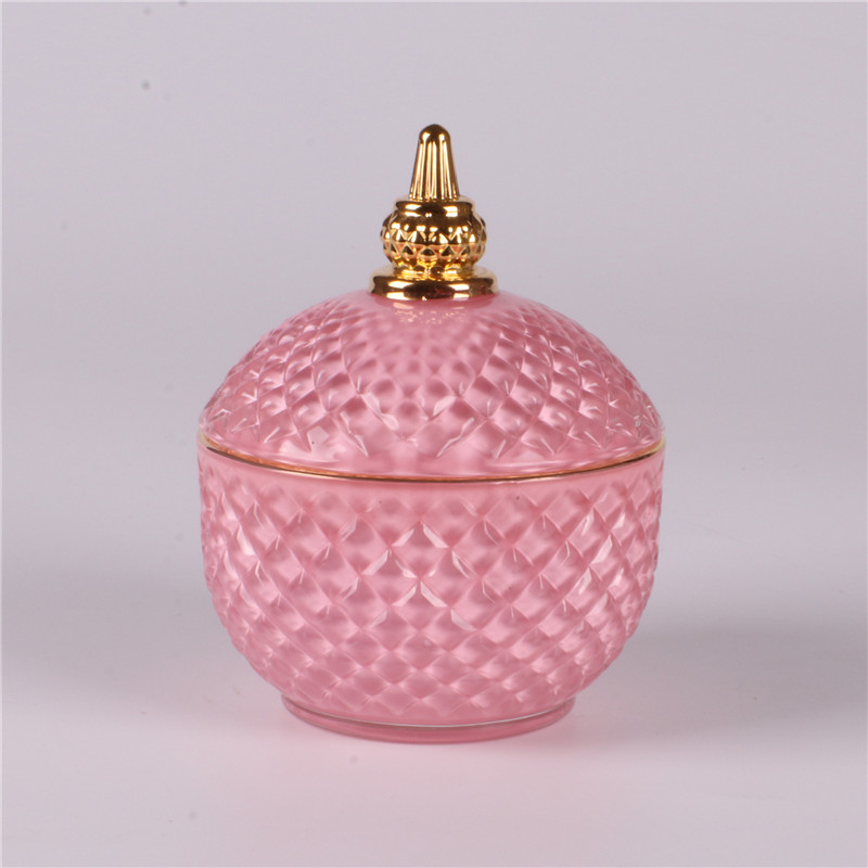 Eco-friendly cookie candy honey food glass storage jar with glass lid storage tank hot style Storage box