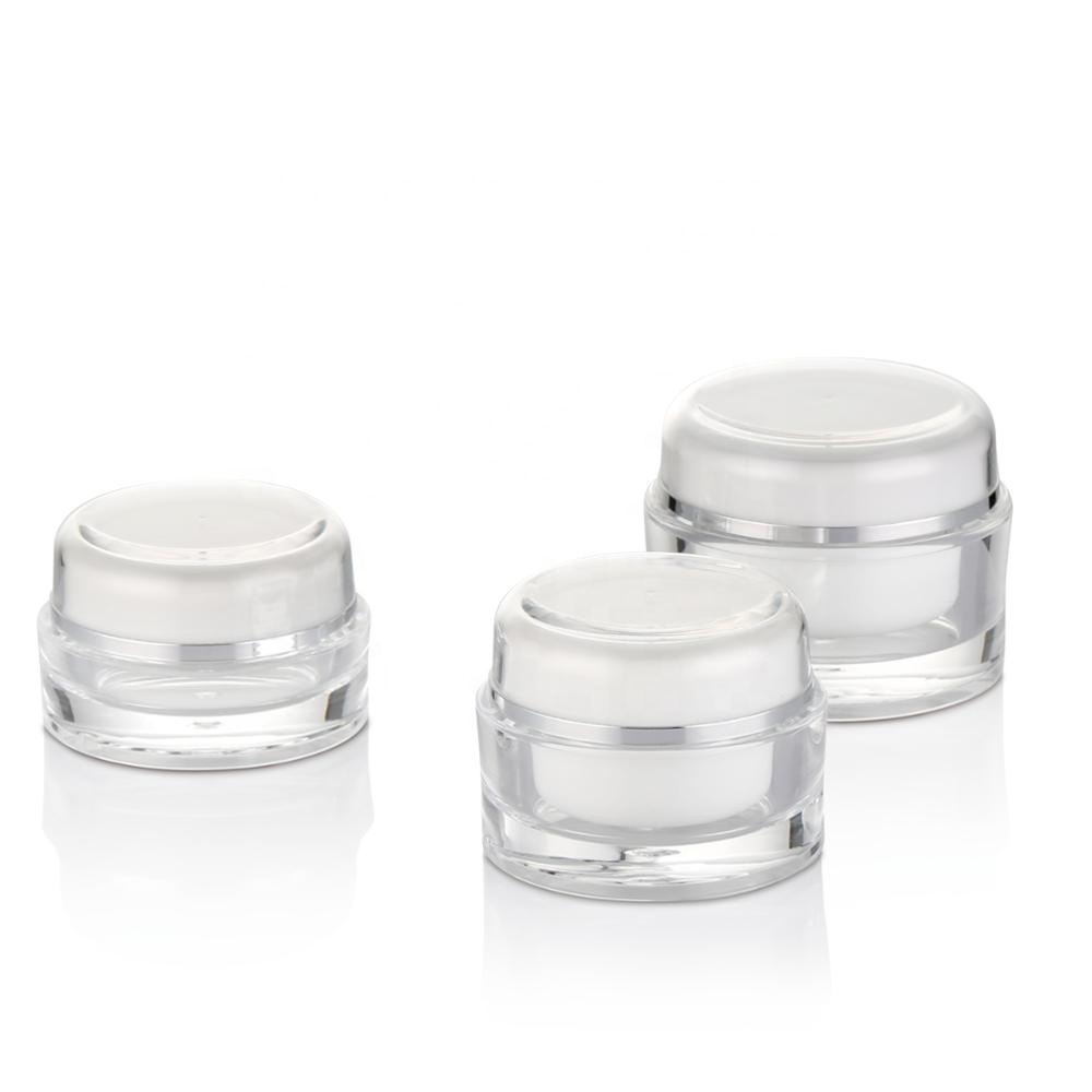 Eco friendly cosmetic biodegradaging jar plastic face cream jars  body lotion containers