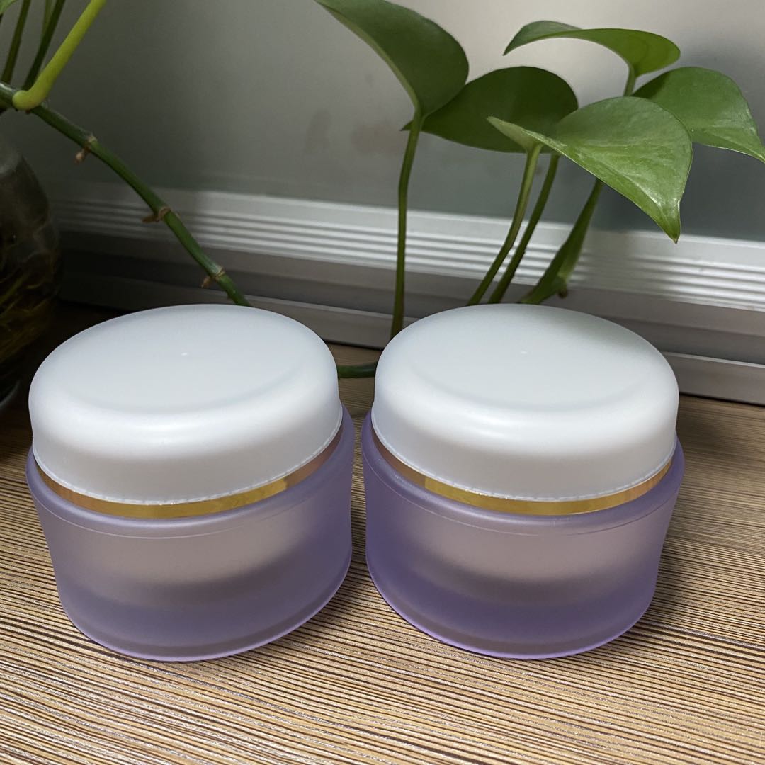 Eco friendly cosmetic biodegradaging jar plastic face cream jars body lotion containers