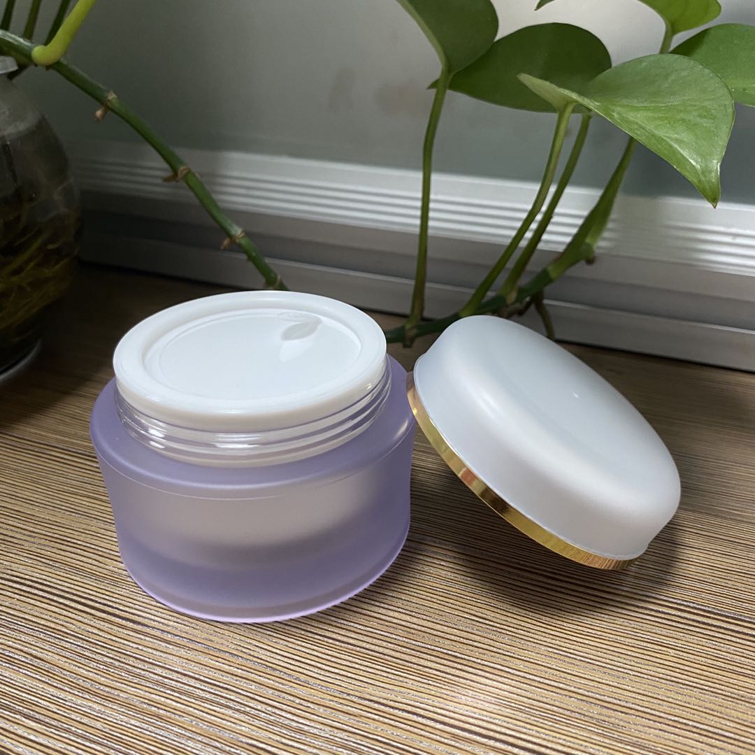 Eco friendly cosmetic biodegradaging jar plastic face cream jars body lotion containers