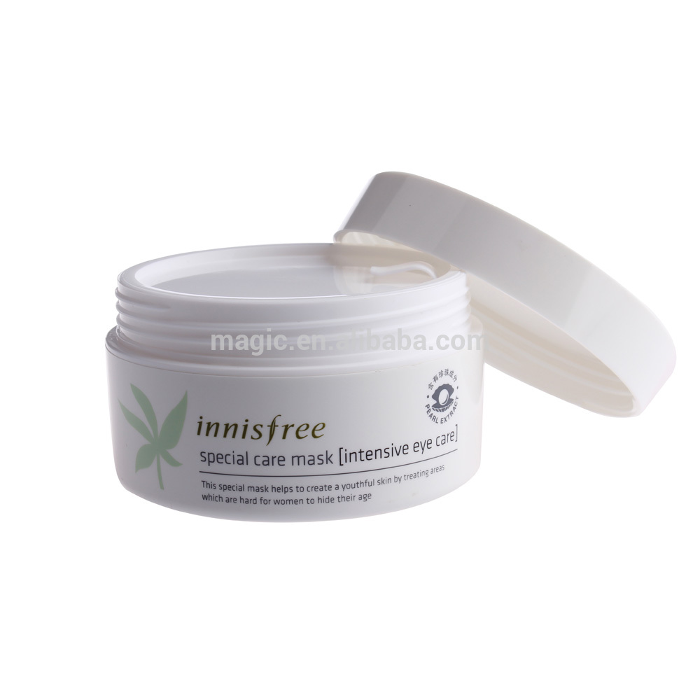 Eco friendly cosmetic containers body cream container empty plastic jar