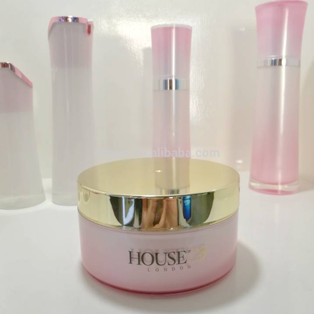Eco friendly cosmetic containers body cream container empty plastic jar