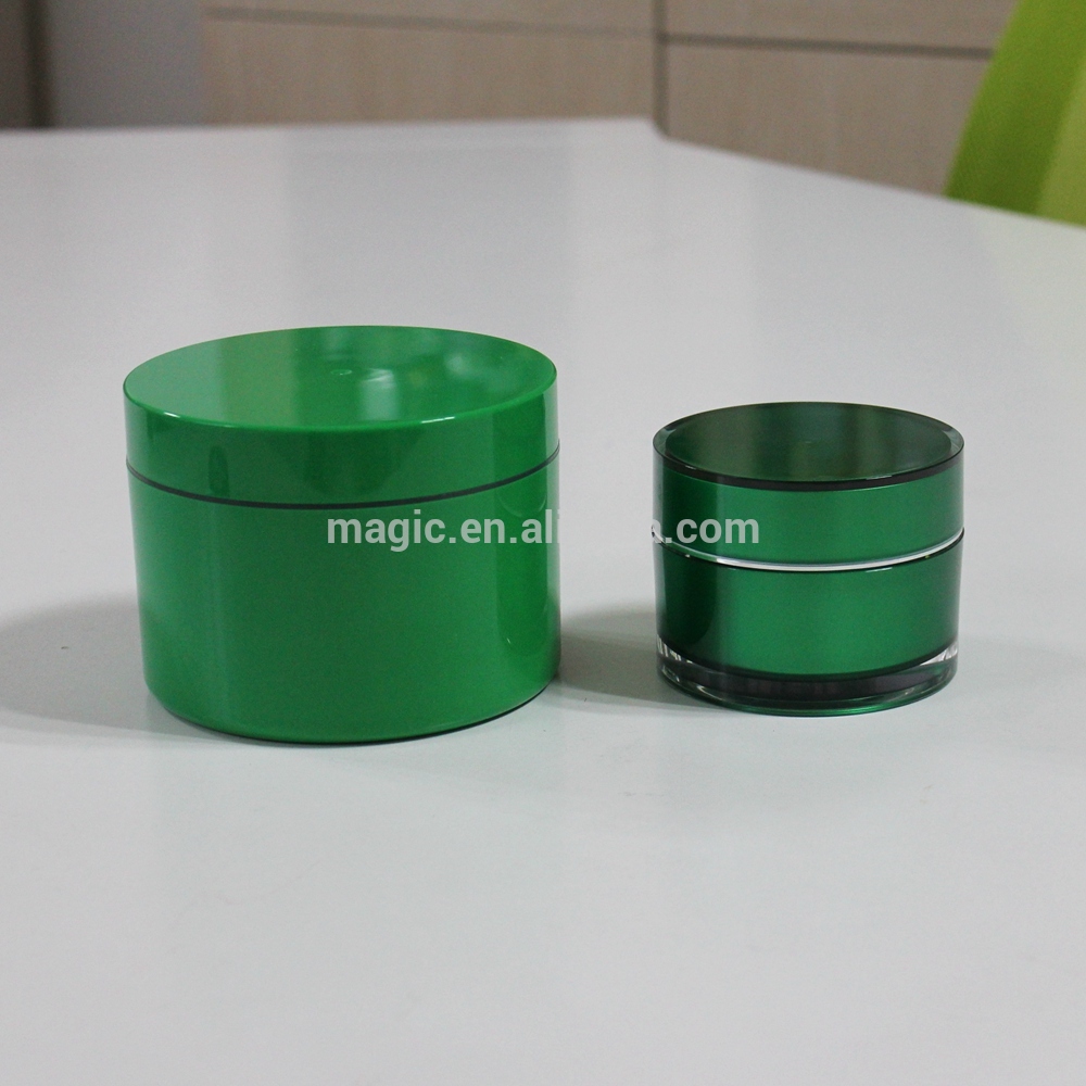 Eco friendly cosmetic containers body cream container empty plastic jar