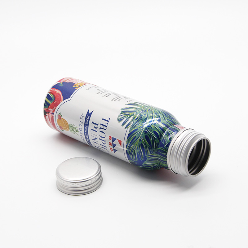 Eco friendly custom empty 12oz 16oz 330ml cold press fruit juice bottle with lid