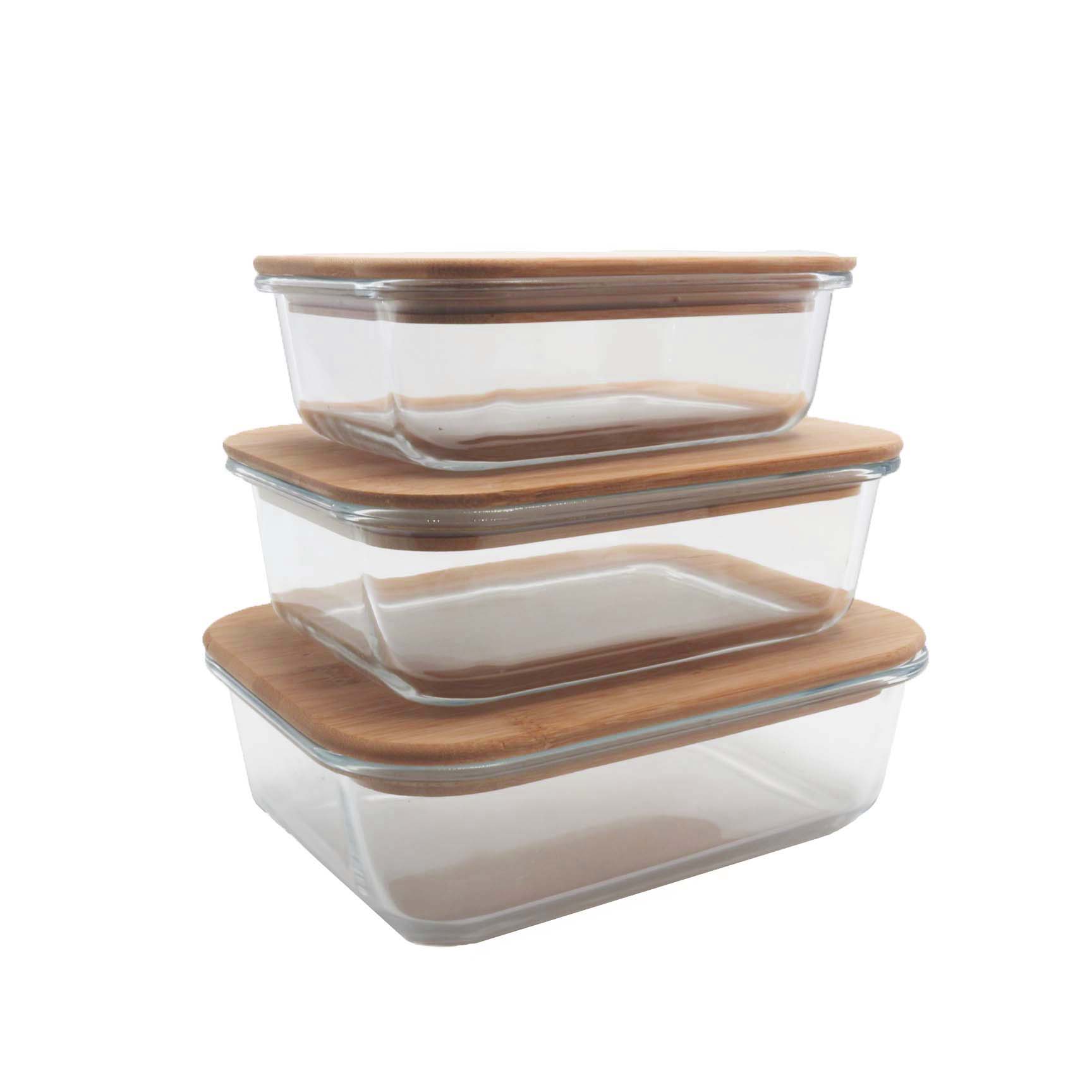 Eco friendly custom leakproof bento box lunch wood packaging set PD-11Q