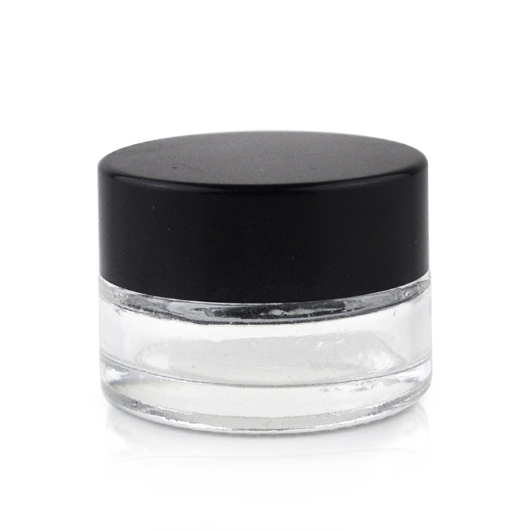 Eco-friendly empty 15ml 30ml 50ml frosted glass cosmetic cream lotion jar 100g