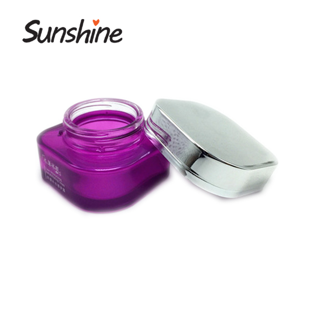Eco-friendly free custom clear glass cream jar for 50g wholesale