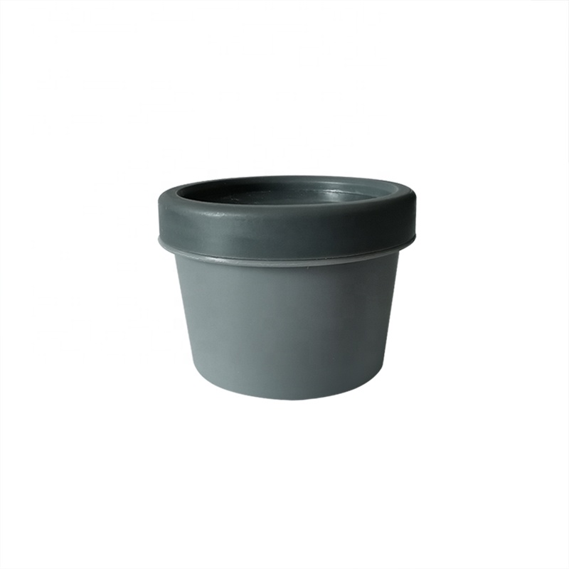 Eco friendly green color cosmetic emulsion container 50g 100g round pp cream empty plastic lotion jar
