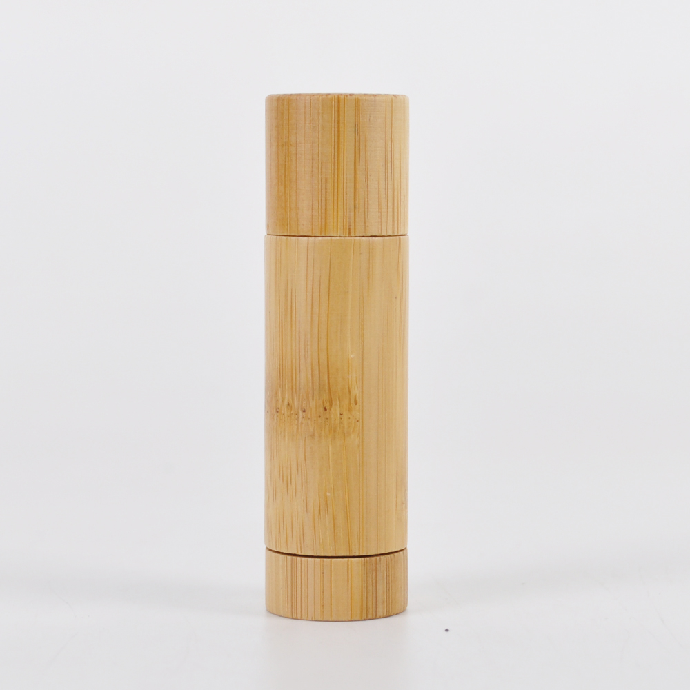 Eco friendly kraft biodegradable 5ml bamboo lip balm tubes lipstick tube container