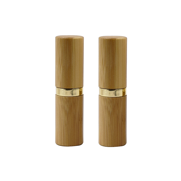 Eco- friendly natural material 4.5g 5ml bamboo lipstick container 12.1mm