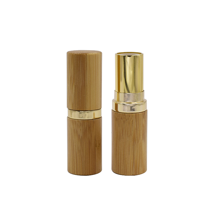 Eco- friendly natural material 4.5g 5ml bamboo lipstick container 12.1mm