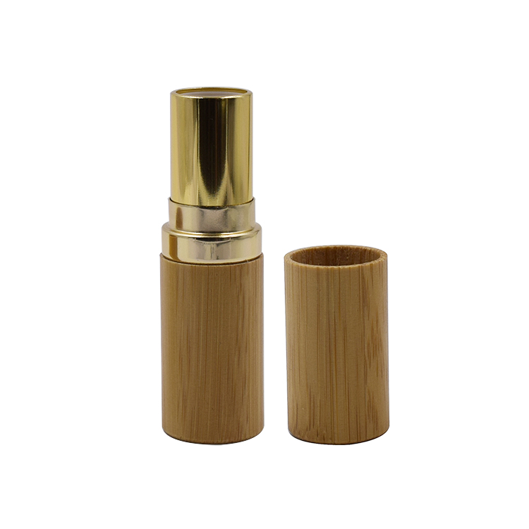 Eco- friendly natural material 4.5g 5ml bamboo lipstick container 12.1mm