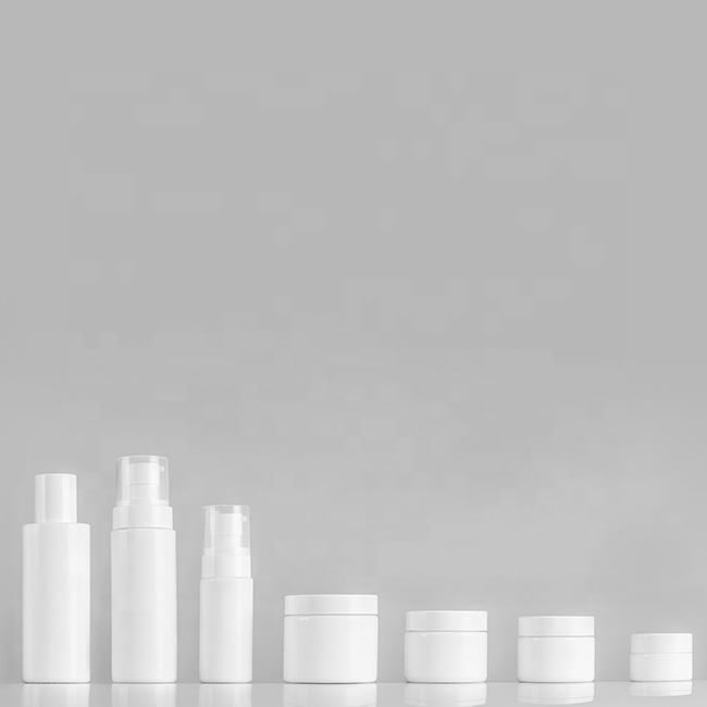 Eco friendly opal glass cosmetics packaging for facial skincare