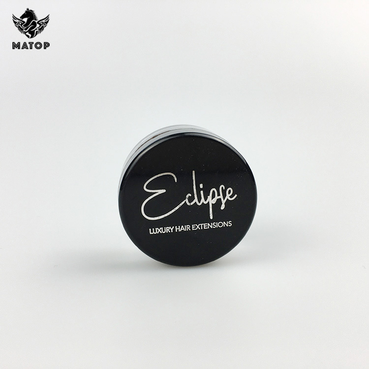 Eco friendly plastic 5g 10g 20g clear loose powder jar container with lid