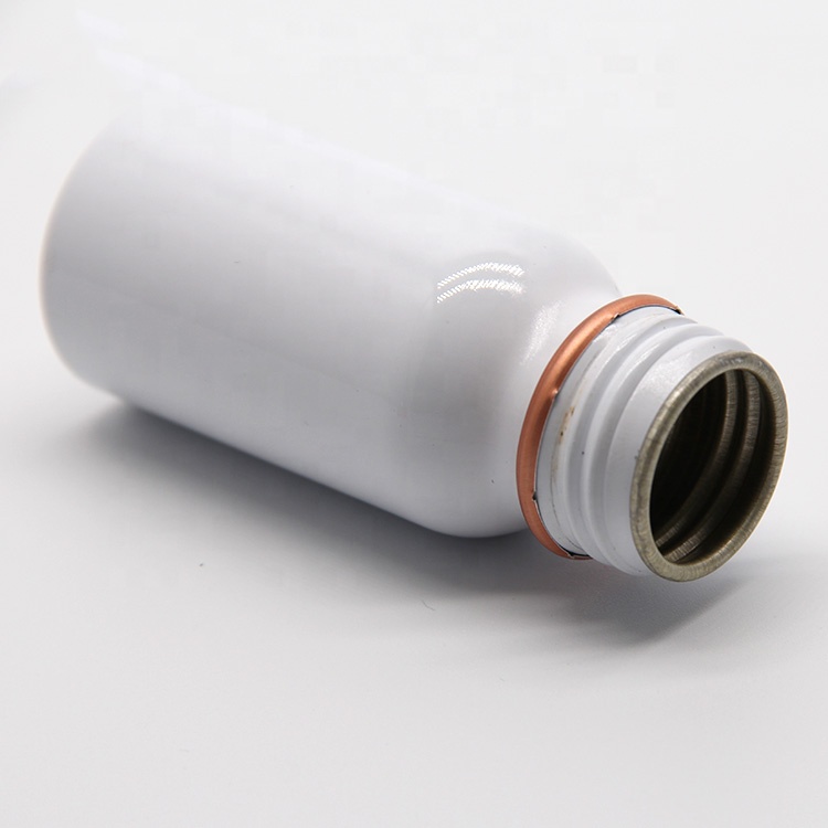 Eco friendly round custom color aluminum packaging beverage bottle 100 ml 250ml