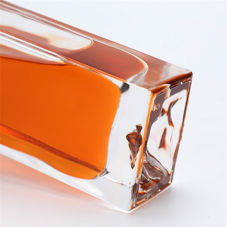 Economical Custom Design High Quality 500ml Square Bottles Glass