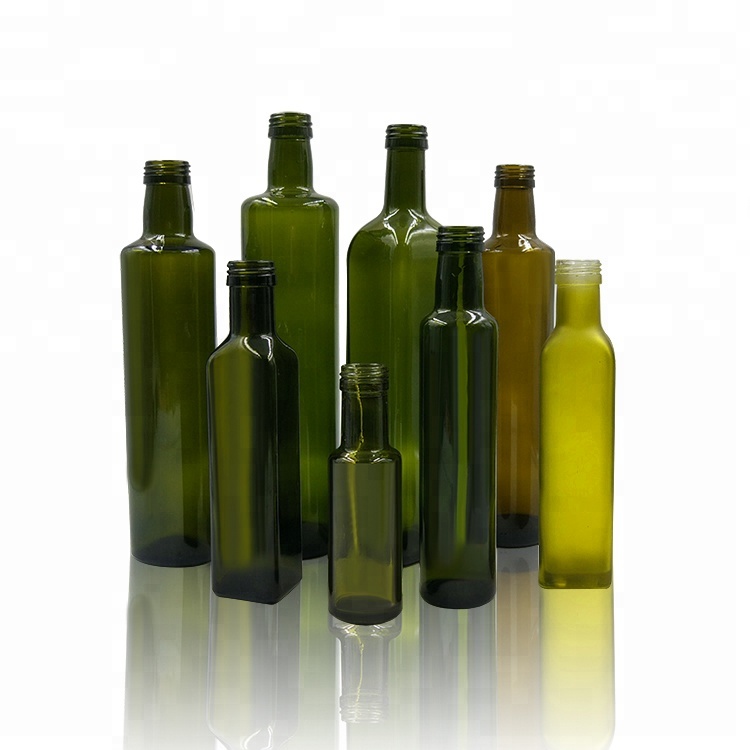 Edible oil glass bottle 100ml 250ml 500ml 750ml 1000ml marasca olive oil glass bottle