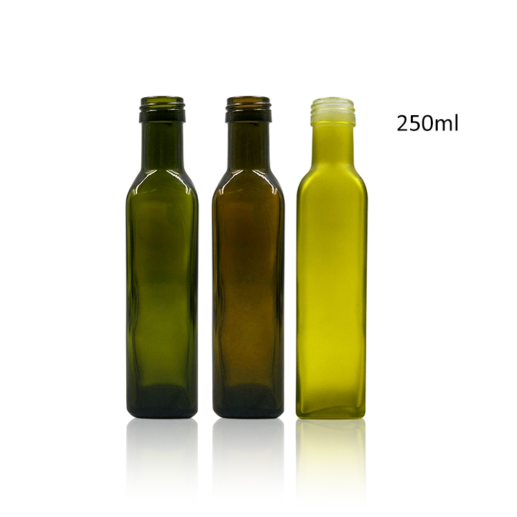 Edible oil glass bottle 100ml 250ml 500ml 750ml 1000ml marasca olive oil glass bottle