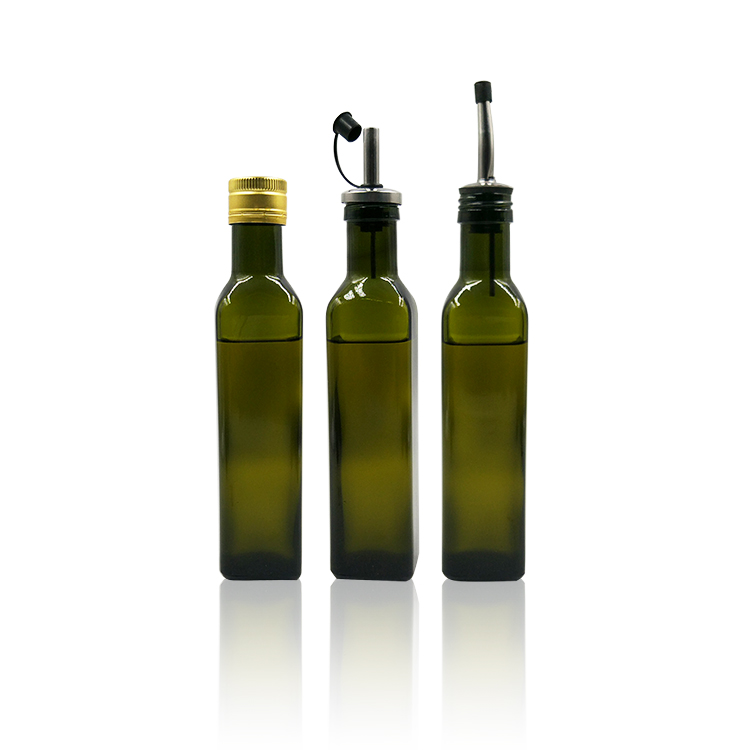 Edible oil glass bottle 100ml 250ml 500ml 750ml 1000ml marasca olive oil glass bottle
