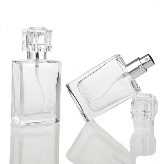 Egyptian 5l 60ml Glass Bottle Printing Bulk 30ml 50ml Empty Perfume Bottles with Aluminum Spray Cap