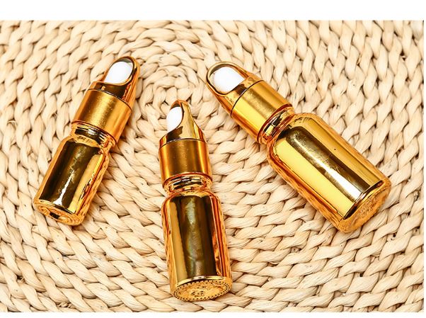 Electroplating golden essential oil bottle 50ml sub-bottomed perfume spray bottle essence lotion glass bottle