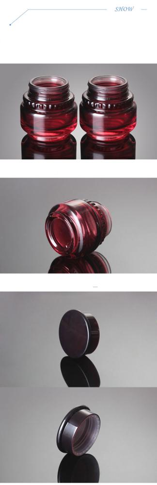 Elegance Body Nature Lotion Pump Bottle And Face Care Cream Glass Jar