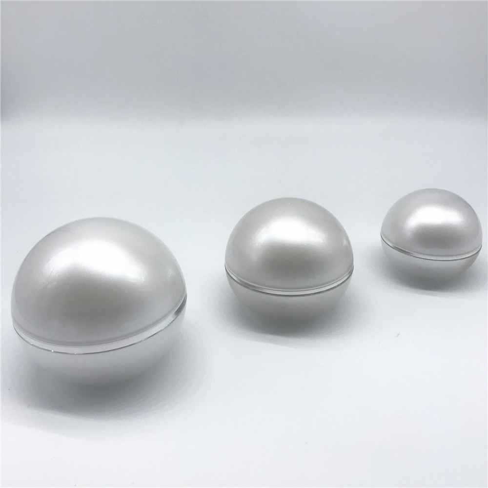 Elegant 30g 50g acrylic luxury cosmetic ball jar