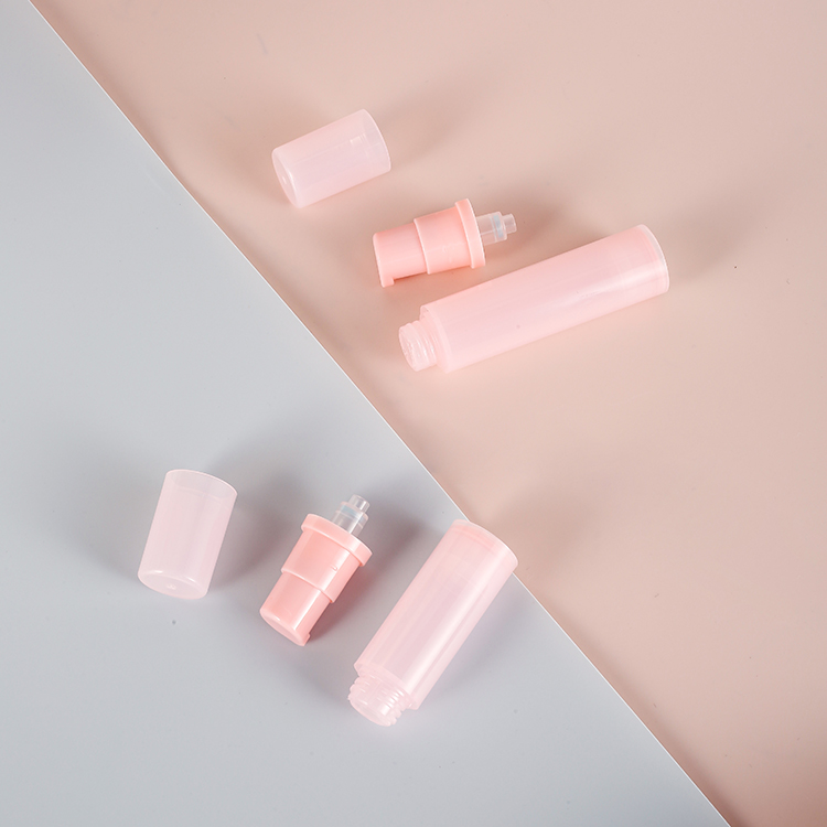Elegant 50g Pink cosmetic acrylic jar