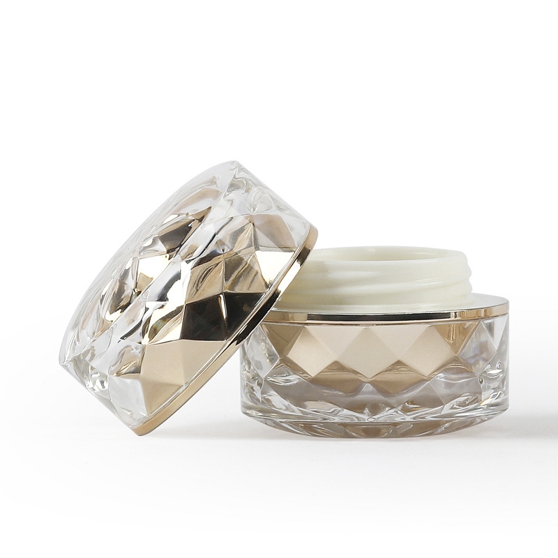 Elegant Acrylic Cosmetic Container Facial Essence 7g Clear Plastic Lotion Cream Jars