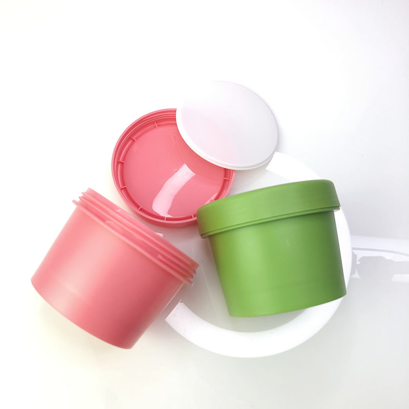 Elegant Cosmetic Container Facial PET Plastic lotion cream empty  jar