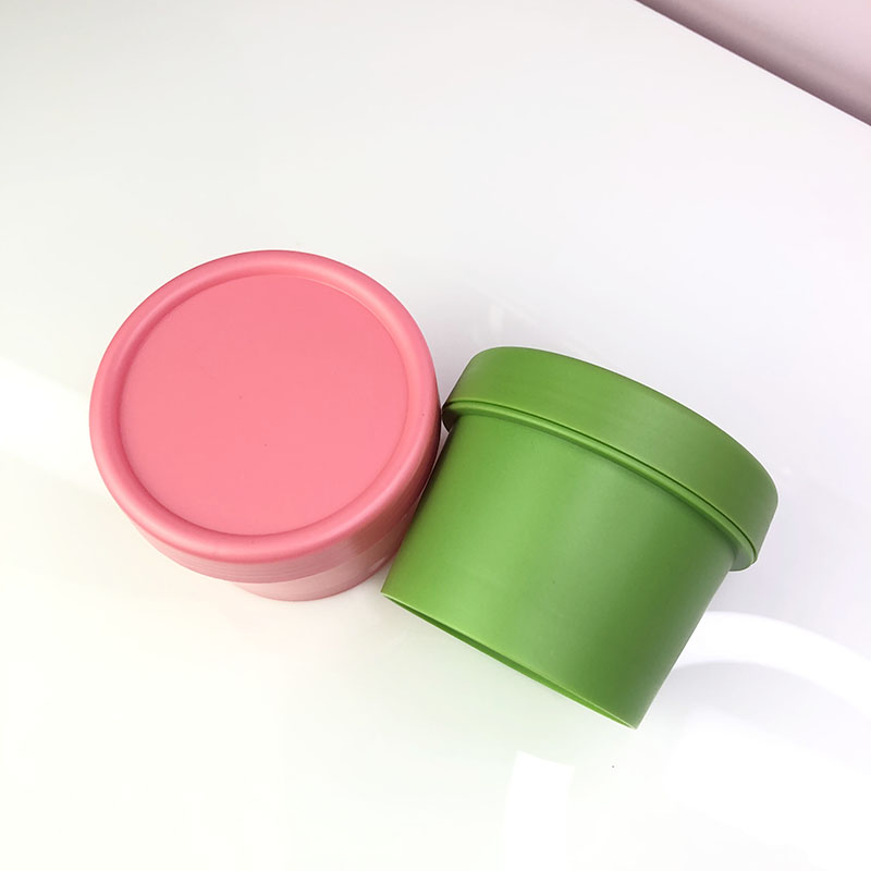 Elegant Cosmetic Container Facial PET Plastic lotion cream empty jar
