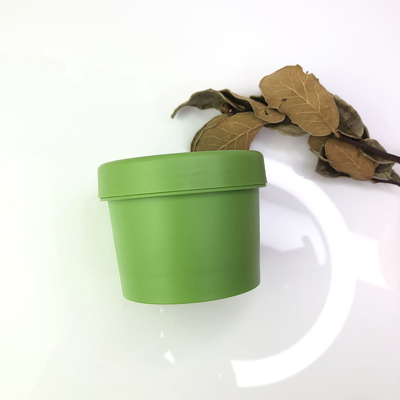 Elegant Cosmetic Container Facial PET Plastic lotion cream empty jar