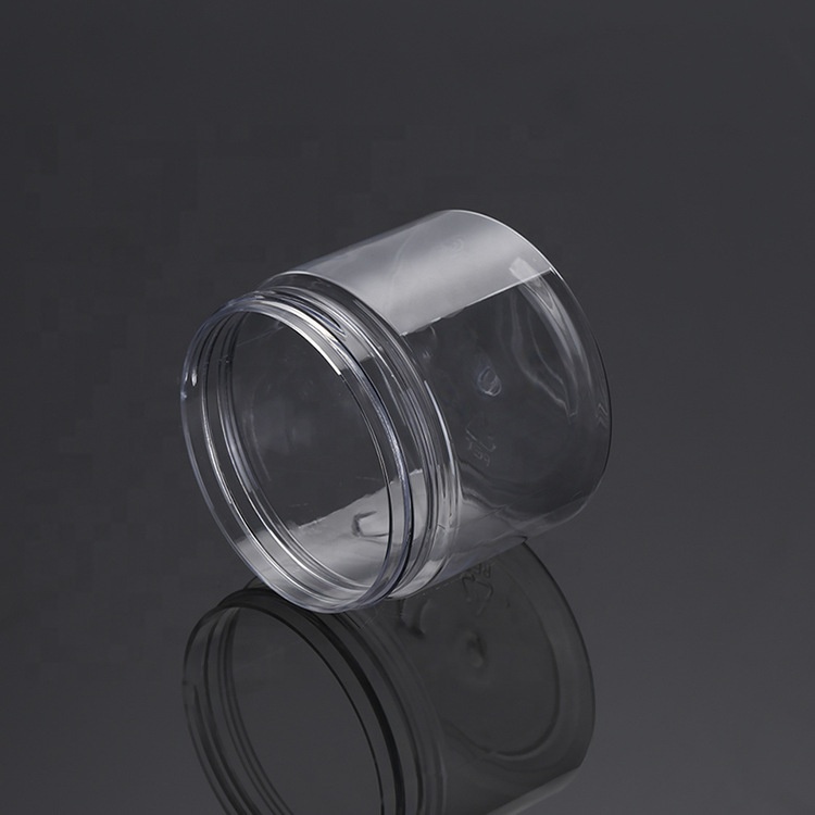 Elegant Cosmetic Container Facial mask 30g 50g 100g 150g 250g 500g Clear PET Plastic lotion cream jar