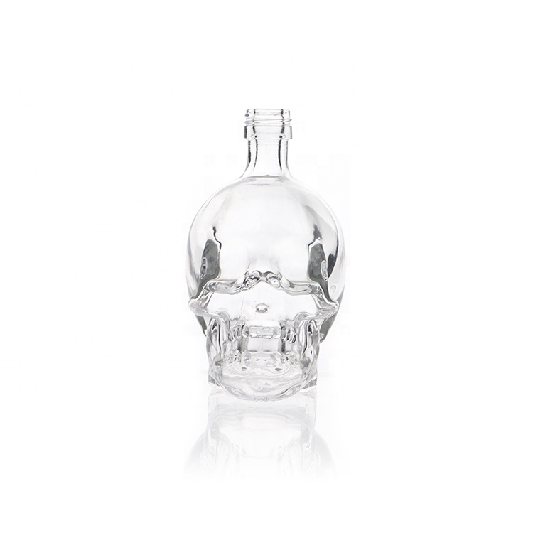 Elegant Design 15ml 30ml 40ml 100ml 170ml Glass Refill Perfume Oil Skull Bottle Diffuser