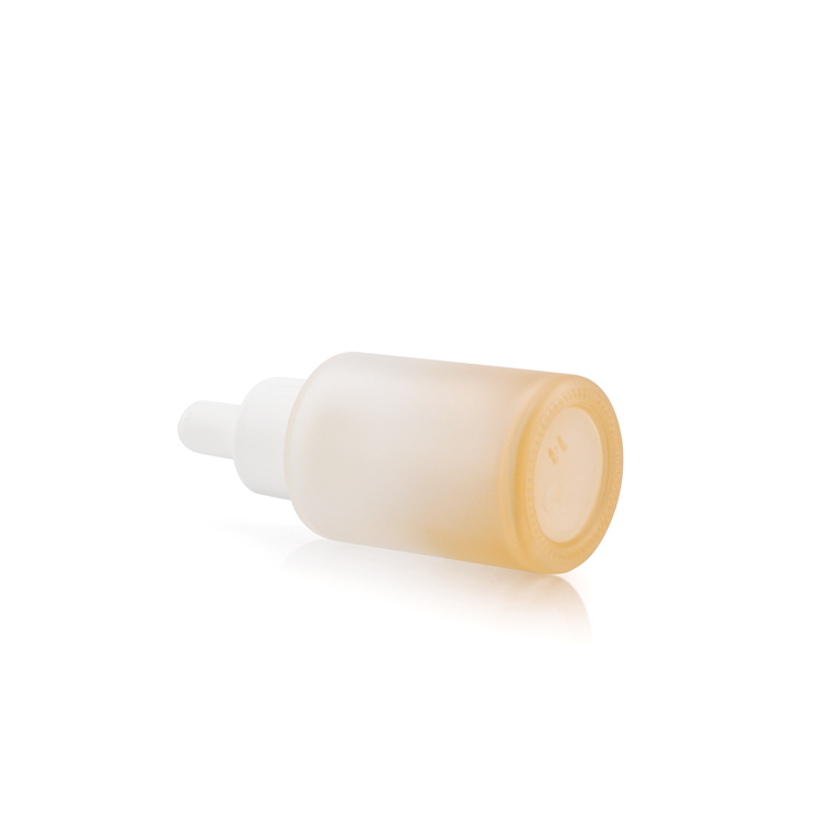 Elegant Frosted Matte green 30ml 1oz tincture bottles glass dropper hair serum bottle with dropper pipette
