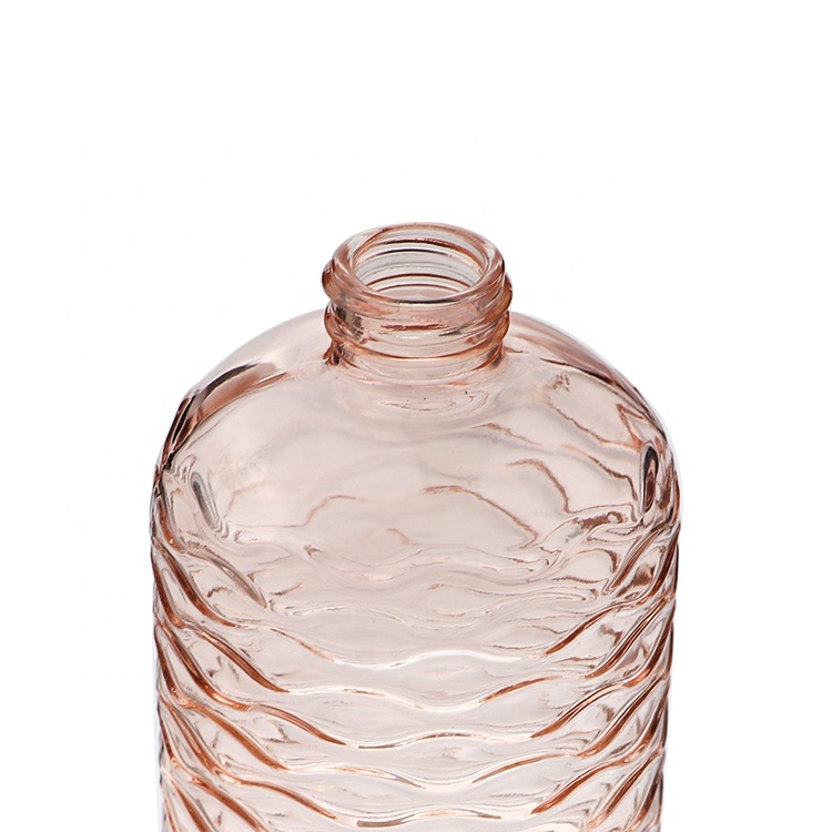 Elegant Pink Glass OEM Custom Foaming Soap Hand Sanitizer Bottle Dispenser Pump 420ml With Private Label