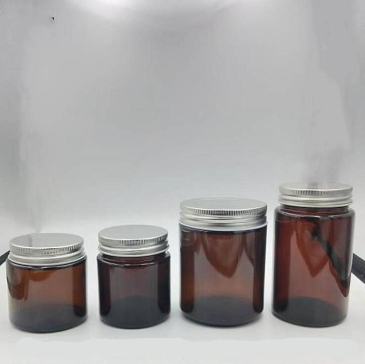 Elegant empty cheap simple tawny home decoration glass candle container candle jars