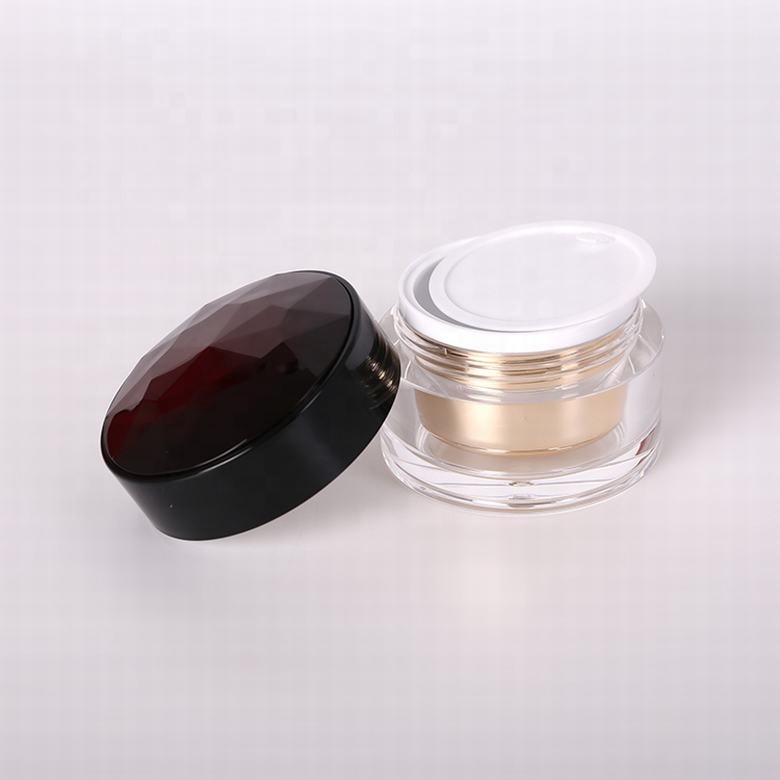 Elegant purple blue HOT SALE IN USA 15g cosmetic acrylic cream jar