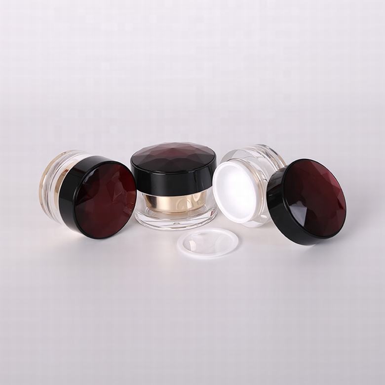 Elegant purple blue HOT SALE IN USA 15g cosmetic acrylic cream jar