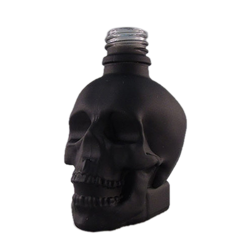 Eliquid vials 30ml 60ml 120ml skull head transparent e liquid cig vape oil glass dropper bottle with pipette