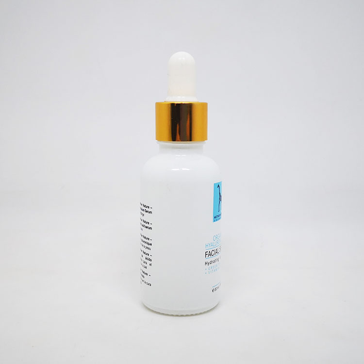Emballage en ceramique 30 ml white porcelain glass dropper bottle for serum oil
