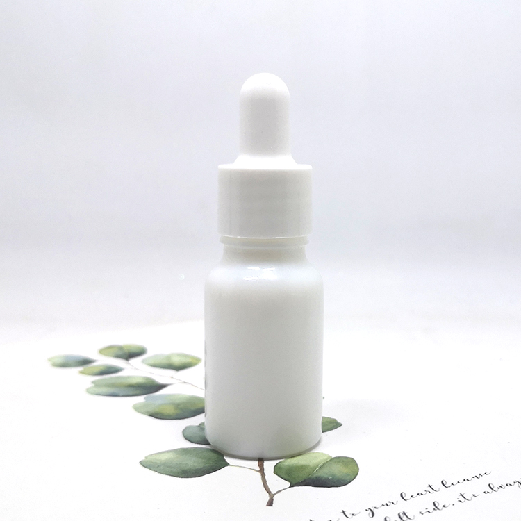 Emballage en ceramique 30 ml white porcelain glass dropper bottle for serum oil