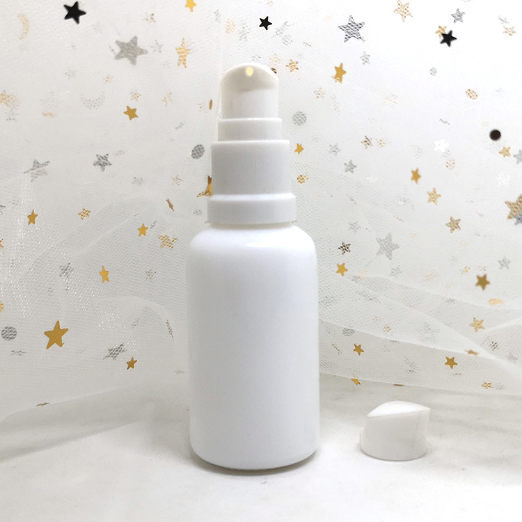 Emballage en ceramique 30 ml white porcelain glass dropper bottle for serum oil