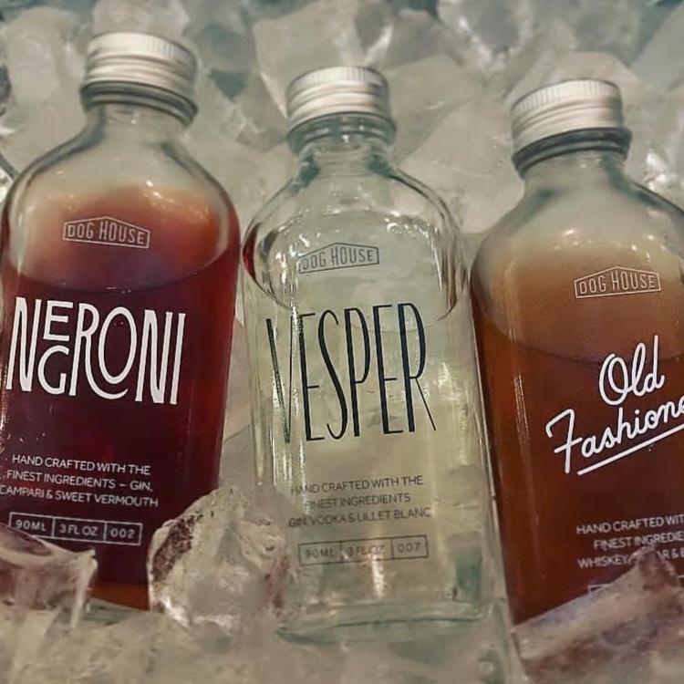 Empty 100ml 150ml 250ml Hip flat flask custom logo cold brew coffee alcohol liquor wine vodka spirit glass bottle