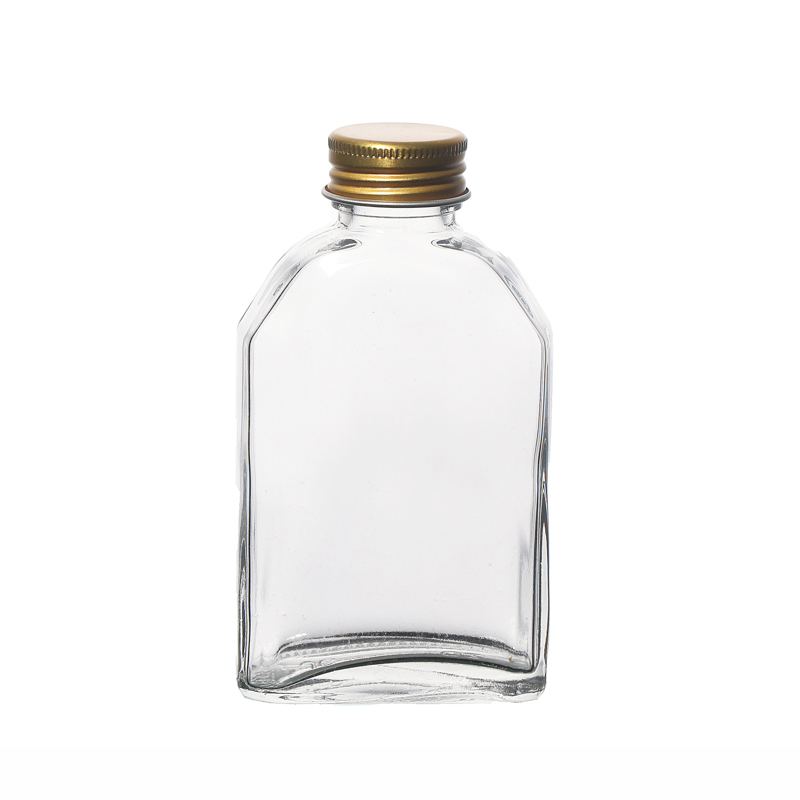 Empty 100ml 200ml 250ml 350ml 500ml Flint Customize Glass Bottles with Lids Factory