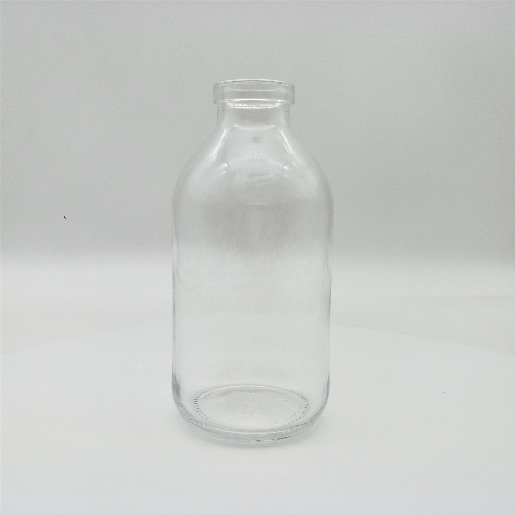 Empty 100ml 250ml 500ml Clear Amber Infusion Glass Bottle For Liquid Medical